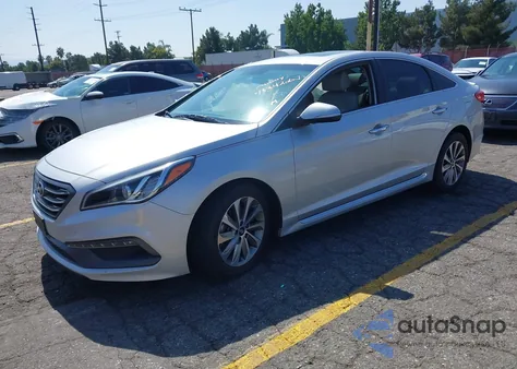 2016 Hyundai Sonata Sport из США, поврежденный, VIN 5NPE34AF2GH332896